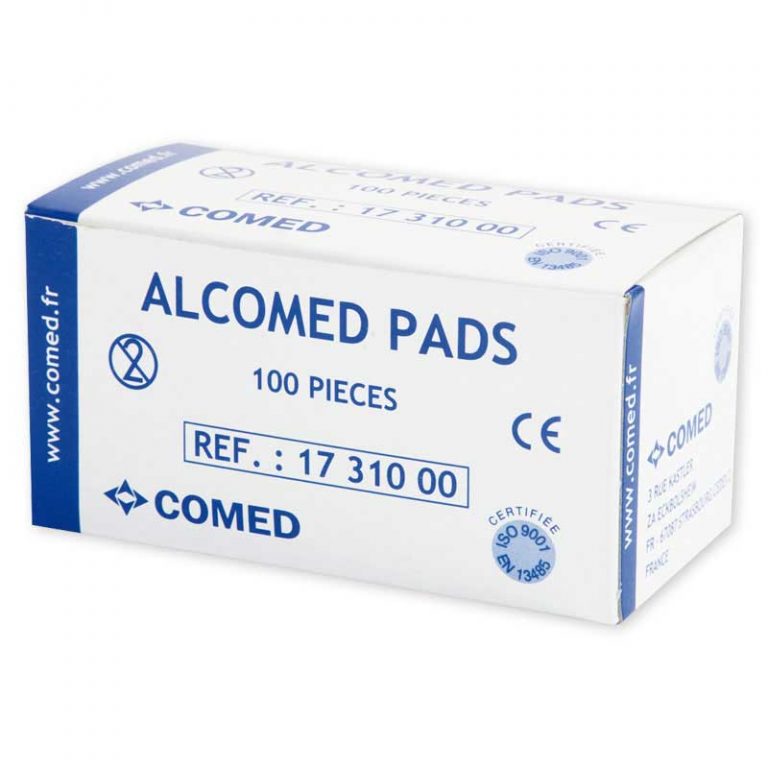 tampons alcool alcomed pads