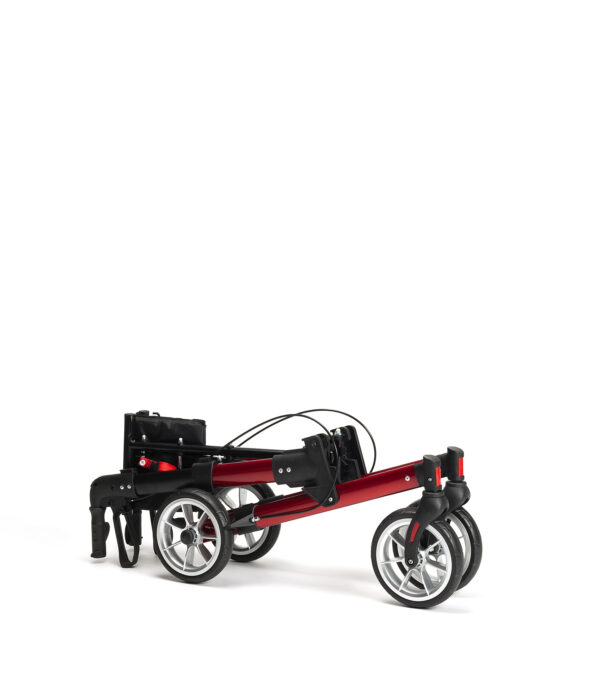 Le Quava est un rollator 4 roues ultra-léger et pliable. Facile à transporter, il est équipé d'un frein multifonctions et d'un grand panier.